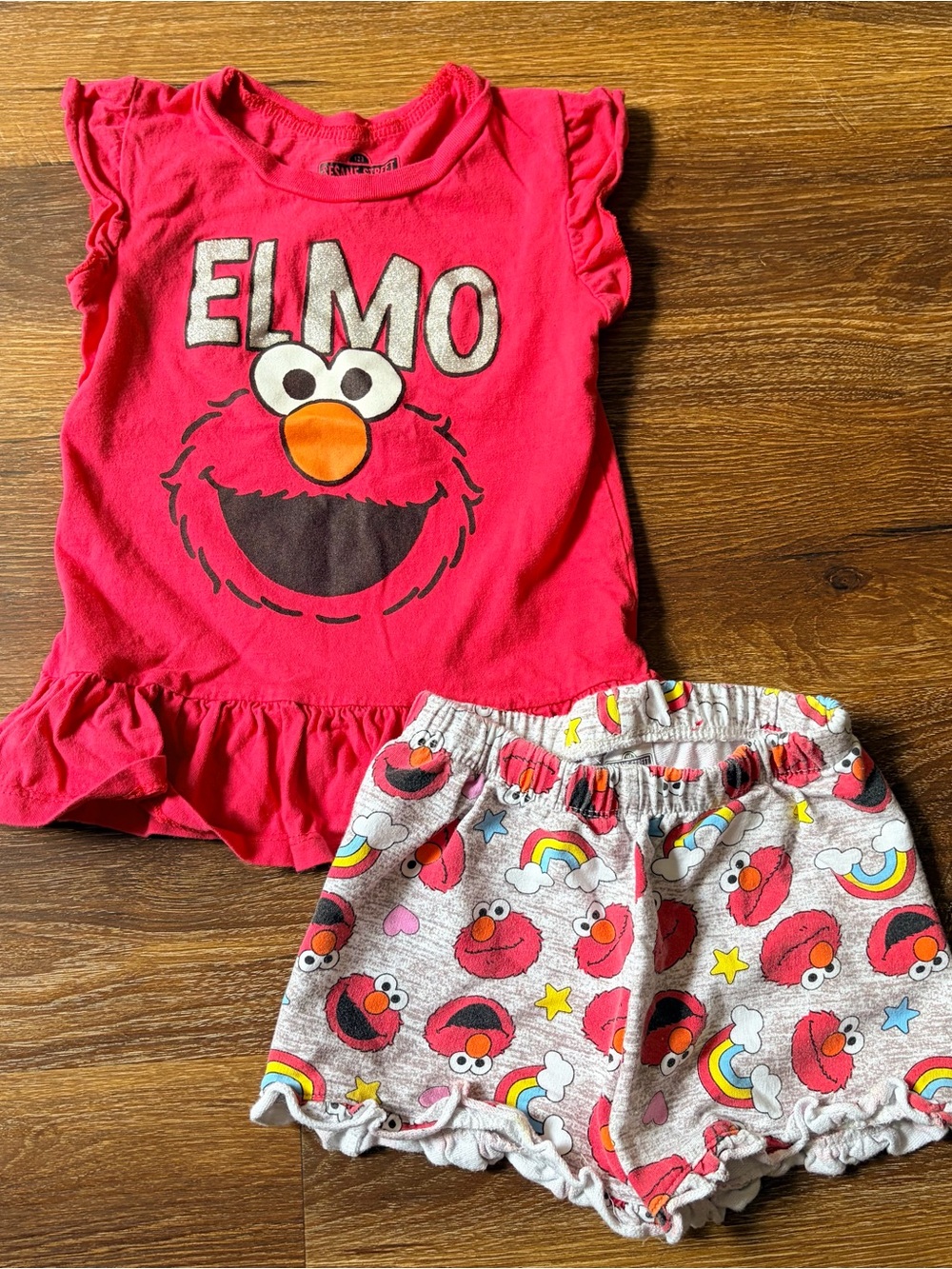 Sesame Street Elmo Pink Girls Pajama Set - 2pc 5T